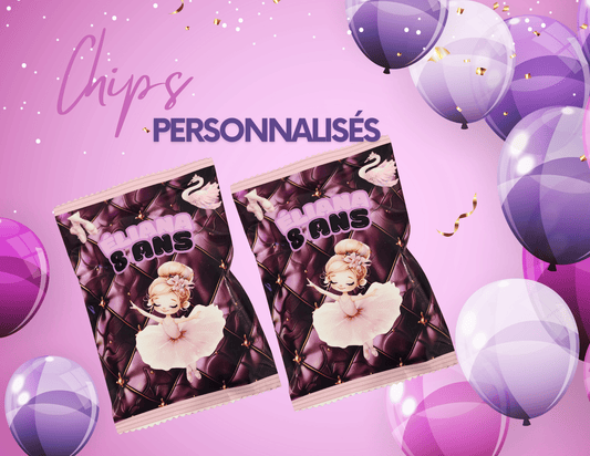 Sachet de chips personnalisé